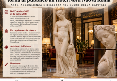 La Venere di Thorvaldsen torna davanti al pubblico all’ Hotel Nord Nuova Roma