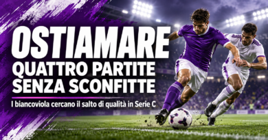 Ostiamare, quattro partite senza sconfitte: i biancoviola cercano il salto di qualità in Serie C
