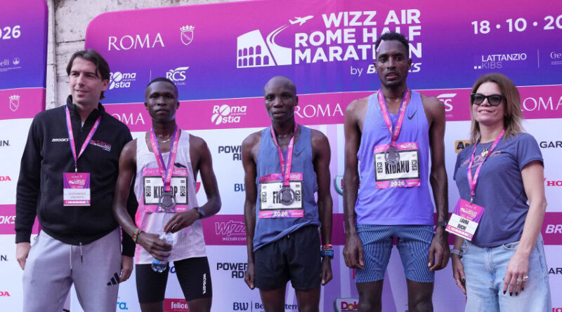 Rome Half Marathon 2026, Kibet firma il record: 40mila iscritti e arrivo da sogno al Colosseo